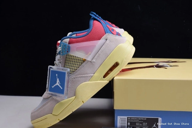 Kick Theory Guava Ice DC9533-800 Retro Air Jordan Union 4 0706